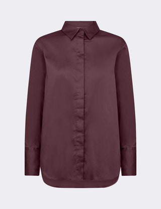 LR-ISLA SOLID 7 Skjorta Bordeaux
