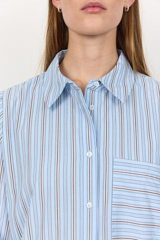 LR-KETTA 1 Skjorta Ljusblå