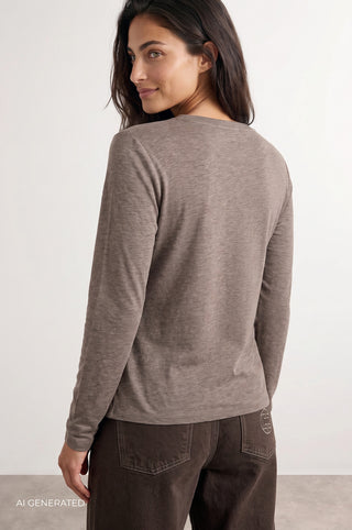 LR-JOSEPHINE 1 T-shirt Brün