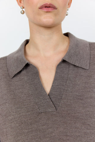 LR-ISMAILA 9 Pullover Ljusbrun