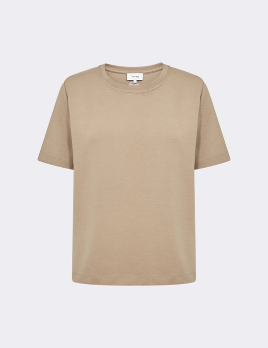 LR-KIS 1 T-shirt Mörk sand