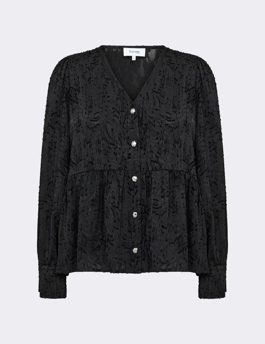 LR-OVETTE 1 Blus Svart