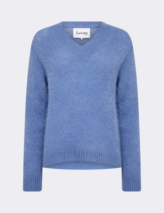 LR-NOREEN 3 Pullover Ljusblå
