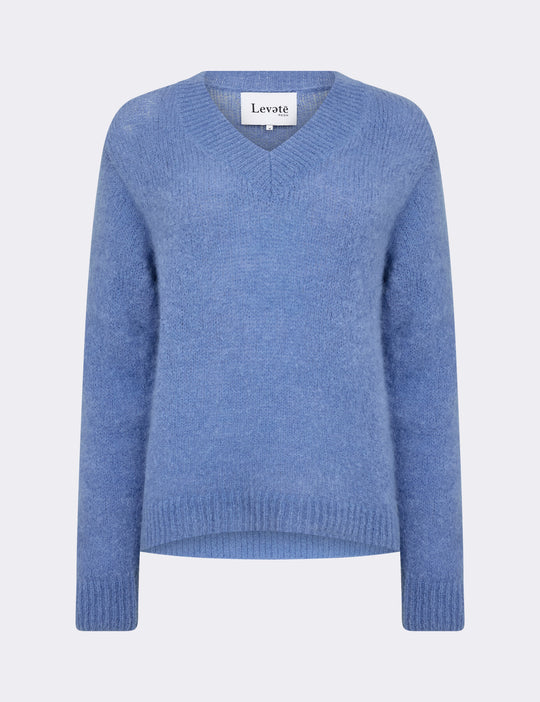 LR-NOREEN 3 Pullover Ljusblå