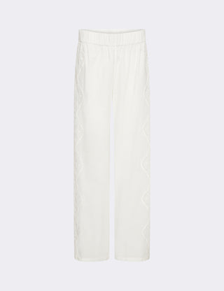 LR-ROSE 1 Byxor Off white