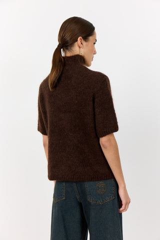 LR-NOREEN 6 Pullover Mörkbrun