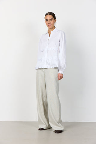 LR-ISLA SOLID 135 Skjorta Vit